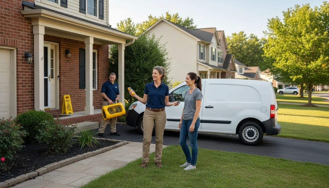 Water restoration image for Dehumidification And Cleanup Services in Walkersville, WV